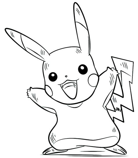 desenhos para colorir picachu|51 Desenhos do Pikachu para colorir